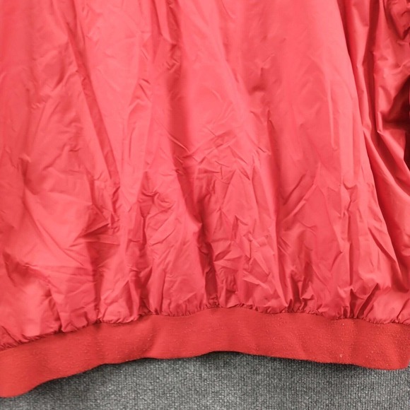 Lot29 Premium Wear Men's Full Zip Windbreaker Jacket Red XXXL Chest Striped - Picture 11 of 16